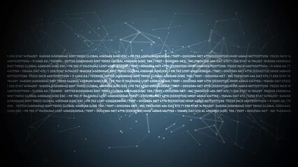 Wall Mural - Data and report statistics, animation with graph diagrams.