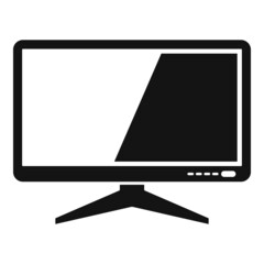 Canvas Print - Website monitor icon simple vector. Screen computer