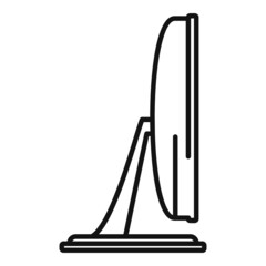 Poster - Monitor screen icon outline vector. Pc display