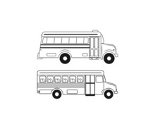 School Bus Outline, School Bus SVG, School Bus Vector, School Bus Decal, School Bus Silhouette,
School Bus Clipart, Bus SVG