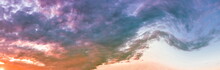 Clouds Of Different Colors In The Sky 