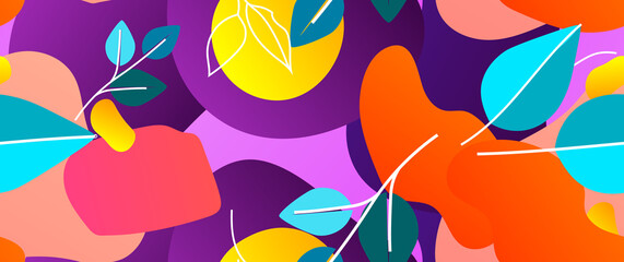 Bold Pattern Tropical Leaf Jungle Modern Motif