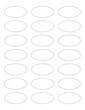 Oval label templates - Blank templates for your designs - Convenient vector templates