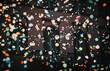 © Melinda Nagy - background of confetti in the air celebration in the city
