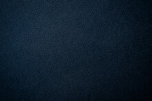 Dark Blue Leather Texture Can Be Use As Background 