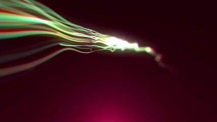 Wall Mural - abstract organic fluid particles fx graphic intro background/ 4k animation of an abstract wallpaper 