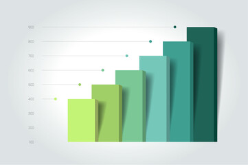 Chart, column graph, infographic element.