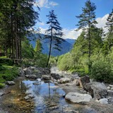 Fototapeta Krajobraz - river in the mountains