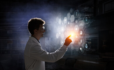 Wall Mural - innovative technologies in science and medicine