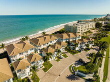 Aerial Photo Upscale Homes Vero Beach FL