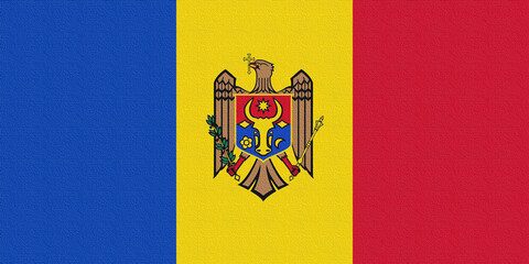 Illustration of the national flag of Moldova