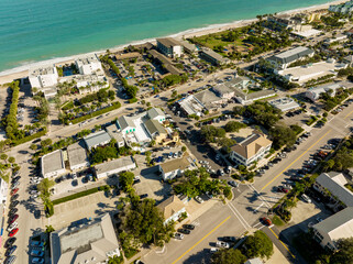 Sticker - Vero Beach Florida USA shot with aerial drone