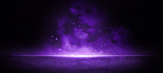 Wall Mural - floor or wall shadowy dark with vibrance with medium purple colors background studio empty concept f