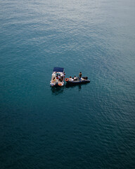 Two Boats in Polignano a Mare, Italy