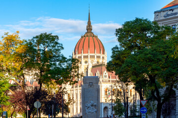 Wall Mural - Hungarian parliament building in Budapest, Hungary