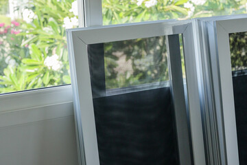 Wall Mural - Mosquito net window screens protection against insect