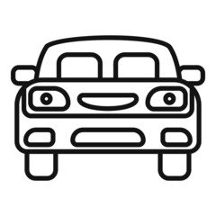 Wall Mural - Car repair icon outline vector. Auto service