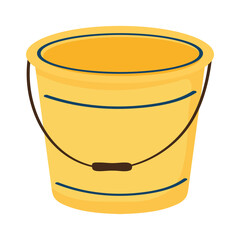 Wall Mural - yellow bucket tool