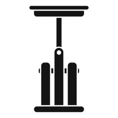 Sticker - Front car lift icon simple vector. Auto garage