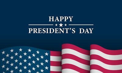 Wall Mural - President's Day Background Design.