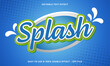 © Al - editable splash vector text effect
