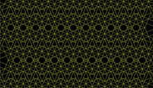 Geometry Black And Yellow Background