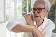 © Satjawat - Asian senior woman massage her shoulder bone with hand,aching and tingling,old elderly patient with frozen shoulder,pain and stiffness in the shoulder,degenerative disease,rheumatoid arthritis or gout