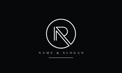 RI, IR, R, I abstract letters logo monogram