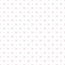 Festive Decoration For Valentine Day. Cute Simple Line Print. Seamless Pink Pattern With Hand Drawn Hearts. Vector Flat Illustration For Wrapping Paper, Textile And Design