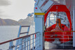 Lifeboat on a large cruise ship