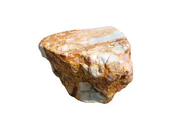 Granite rock ,diatomite rock , Quartzite rock isolated on a white background.