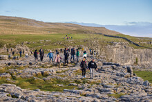 Malham Cove Above Malham In The Yorkshire Dales