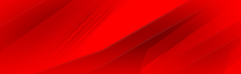 Fototapete - Red background with dark edges for wide banner