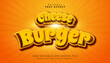 © Farhad - 3D Cheese Burger text effect - Editable text effect