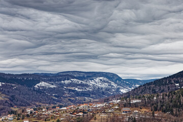 Wall Mural - Nuages sur les Vosges