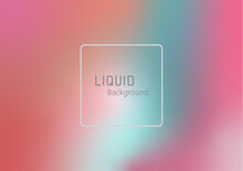 Pink And Blue Liquid Gradient Color Background Vector, Embossed And Dent Patterns, Design For Cards, Brochures, Banners.