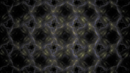 Wall Mural - 3d effect - abstract dark color geometric fractal graphic