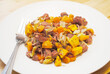 Corned Beef Hash with Sweet Potato and Carrots