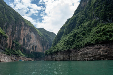 Wall Mural - Landscape of the Three Gorges of the Yangtze River in China