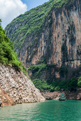 Wall Mural - Landscape of the Three Gorges of the Yangtze River in China