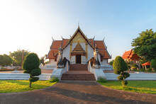 Wat Phumin In Nan City North Of Thailand.