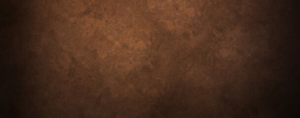 Fototapete - Plaster Or Pavement Country antique brown with Dark Vignette Colors Abstract Background Vintage Old Concept