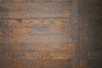 Poster - Brown scratch wooden background