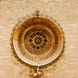 architectural church window in Spain  - aerial image