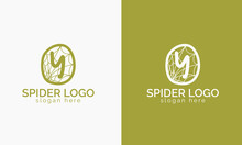 Letter Y Spider Logo Design Vector Template