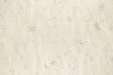 Snowflakes On Paper Texture