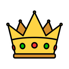 Wall Mural - Party Crown Icon