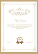 vector certificate work, greeting document