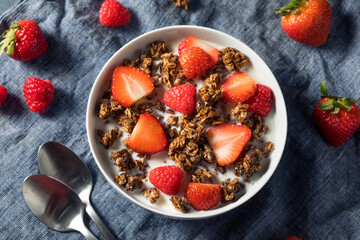 Healthy Homemade Chocolate Granola