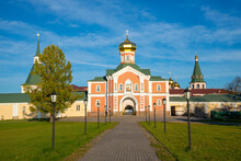 The Ancient Church Of Philip, Metropolitan Of Moscow. Valdai Iversky Svyatoozersky Monastery. Novgorod Region, Russia